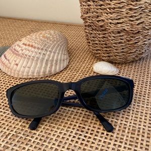 Salvatore Ferragamo vintage blue sunglasses